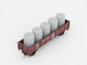 LOT of 3 N Scale Atlas MP/MILW/GN Open Gondolas w/ Loads