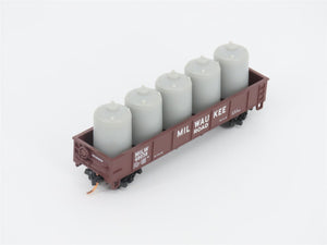 LOT of 3 N Scale Atlas MP/MILW/GN Open Gondolas w/ Loads