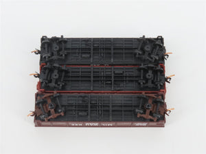 LOT of 3 N Scale Atlas SL-SF/T&P/MILW Open Gondolas