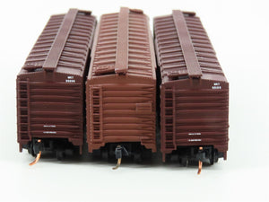 LOT of 3 N Scale Atlas M-K-T The Katy / KCS Southern Belle Box Cars