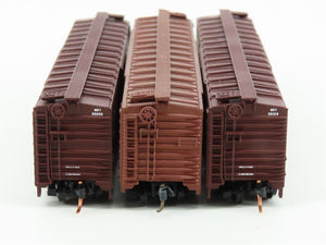 LOT of 3 N Scale Atlas M-K-T The Katy / KCS Southern Belle Box Cars