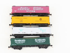 LOT of 4 N Scale Roundhouse WFEX/CMWX/CV/GPEX Reefers