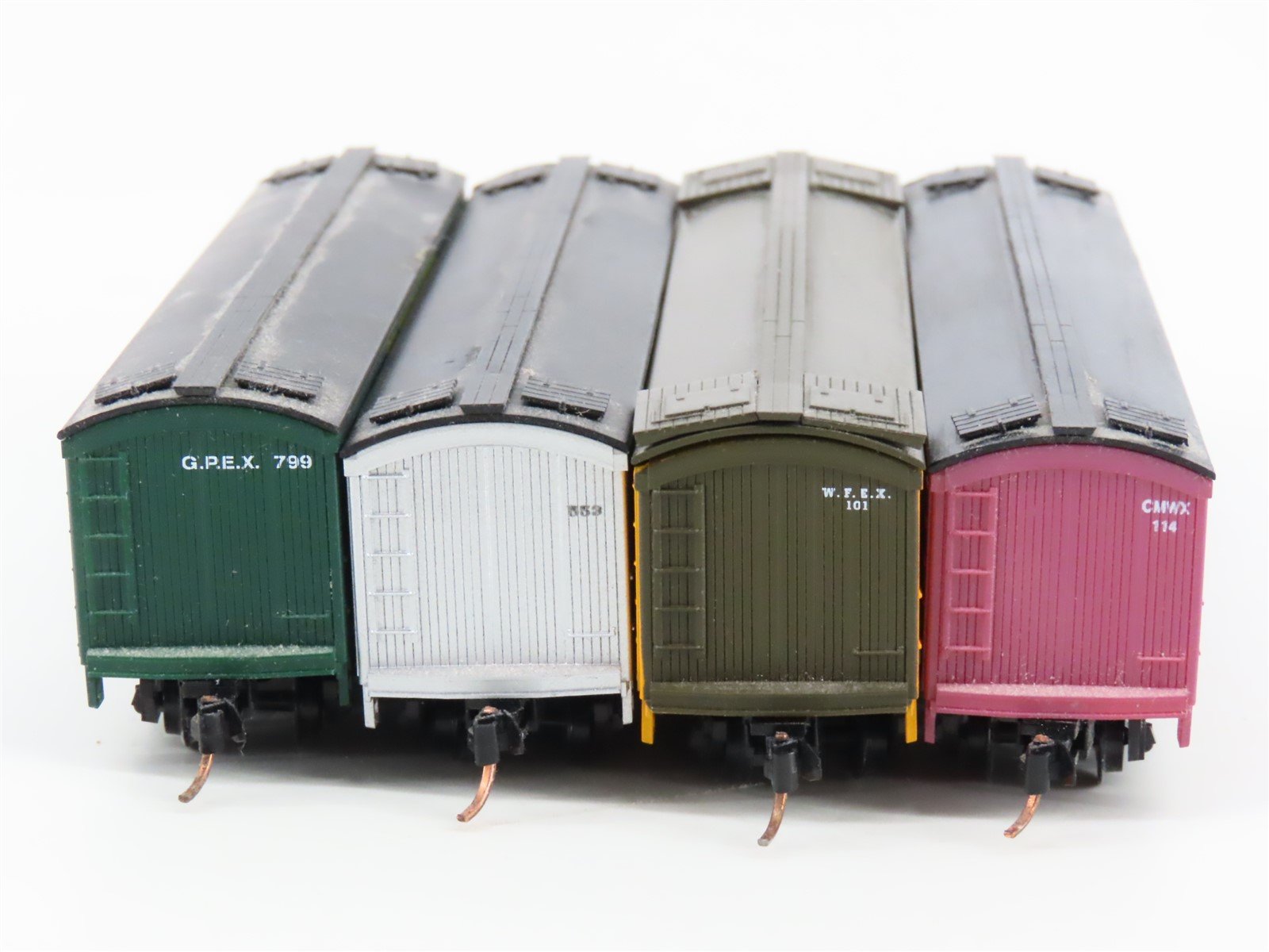 LOT of 4 N Scale Roundhouse WFEX/CMWX/CV/GPEX Reefers
