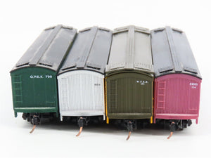 LOT of 4 N Scale Roundhouse WFEX/CMWX/CV/GPEX Reefers