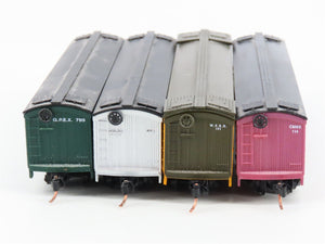 LOT of 4 N Scale Roundhouse WFEX/CMWX/CV/GPEX Reefers