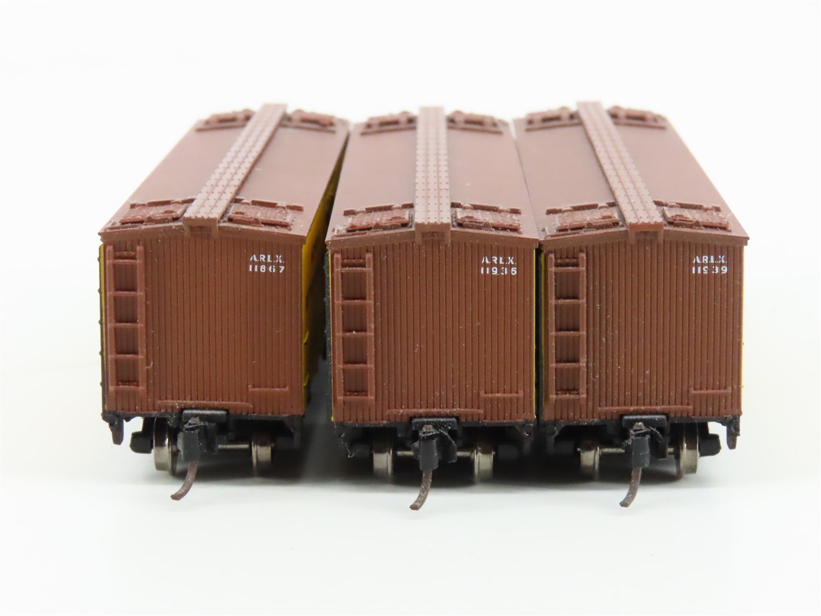 LOT of 3 N Scale ARLX Armour Refrigerator Line Reefers #11936, #11867, & #11939