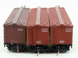 LOT of 3 N Scale Atlas FGEX Fruit Growers Express / SFRD Santa Fe Reefers