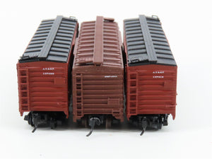 LOT of 3 N Scale Atlas & Intermountain ATSF Santa Fe Single Door Box Cars