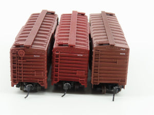 LOT of 3 N Scale Atlas & Micro-Trains MTL P&LE Pittsburgh & Lake Erie Box Cars