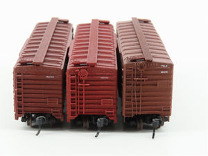 LOT of 3 N Scale Atlas & Micro-Trains MTL P&LE Pittsburgh & Lake Erie Box Cars