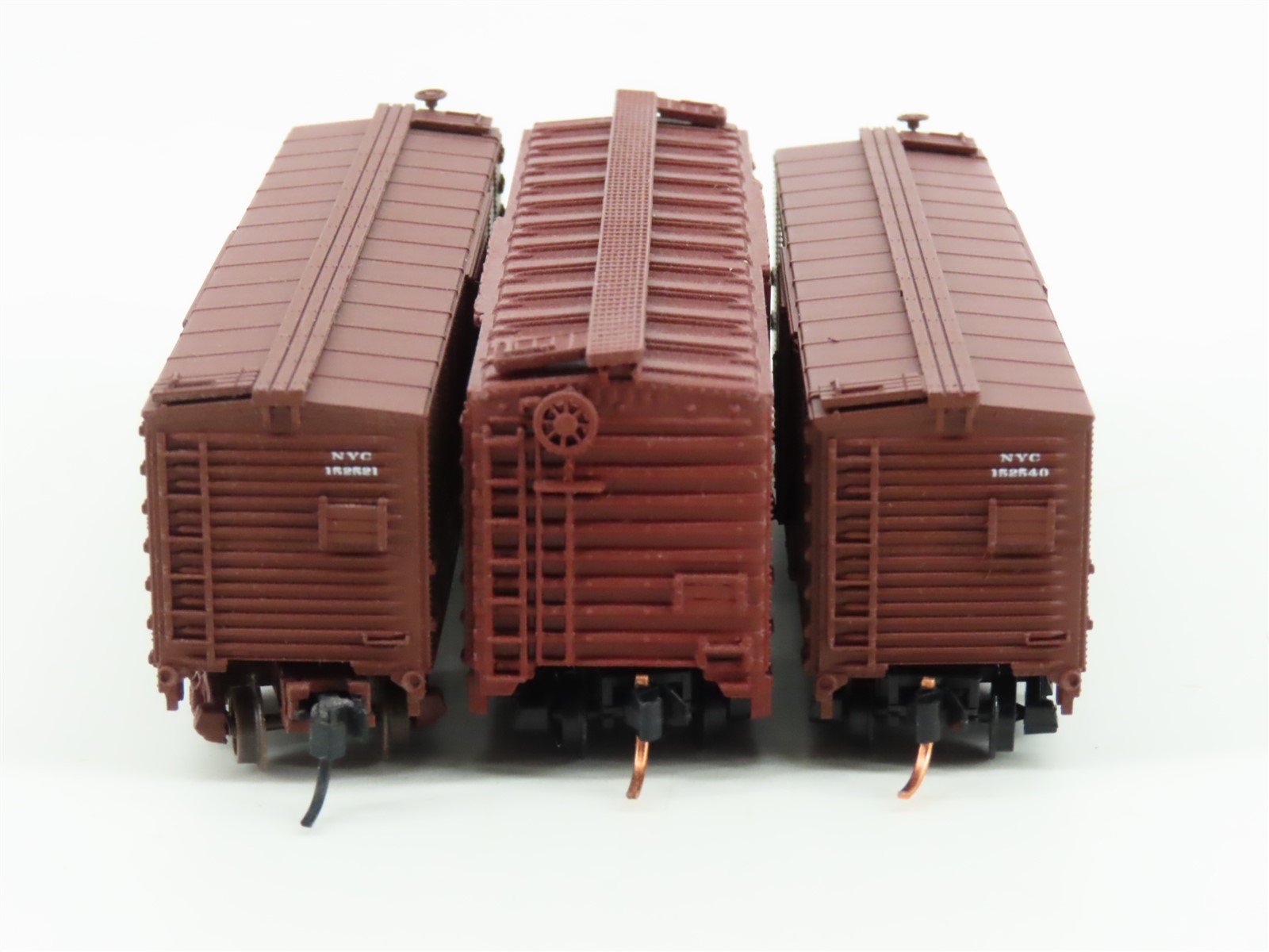 LOT of 3 N Scale Atlas NYC New York Central System Single Door Box Cars