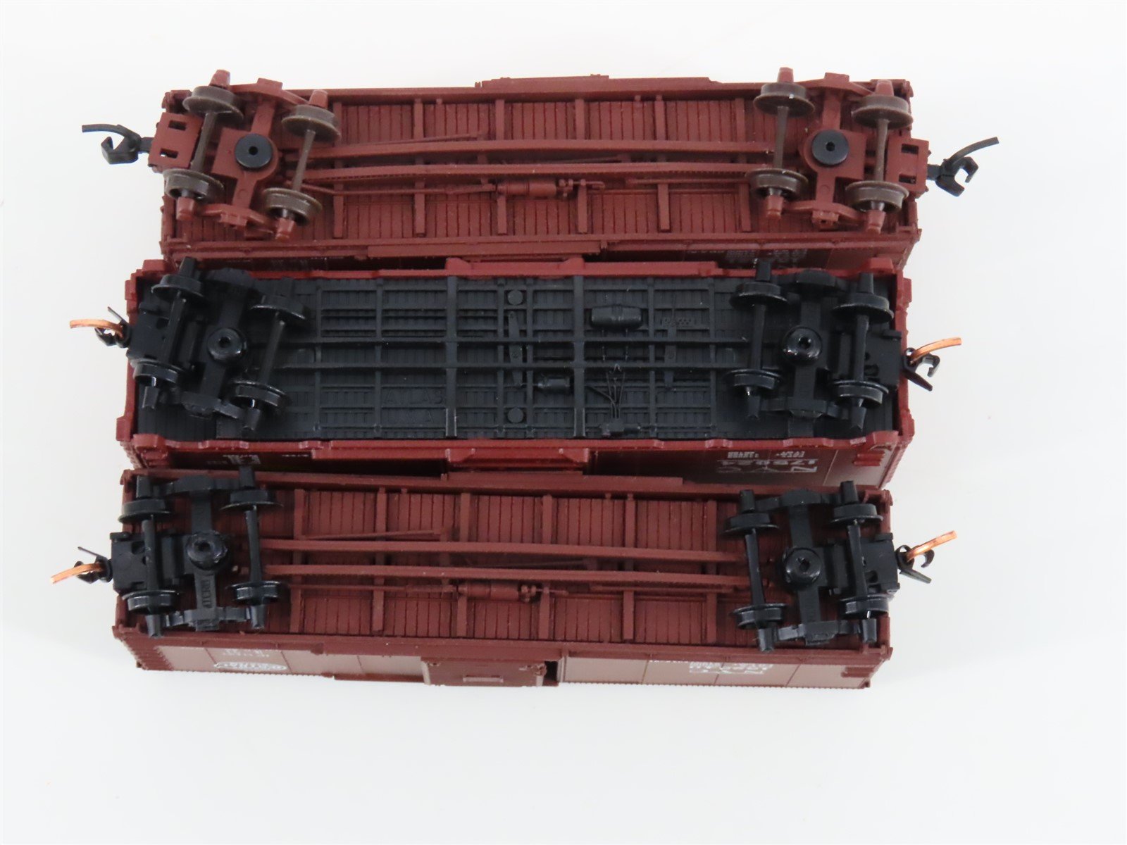 LOT of 3 N Scale Atlas NYC New York Central System Single Door Box Cars