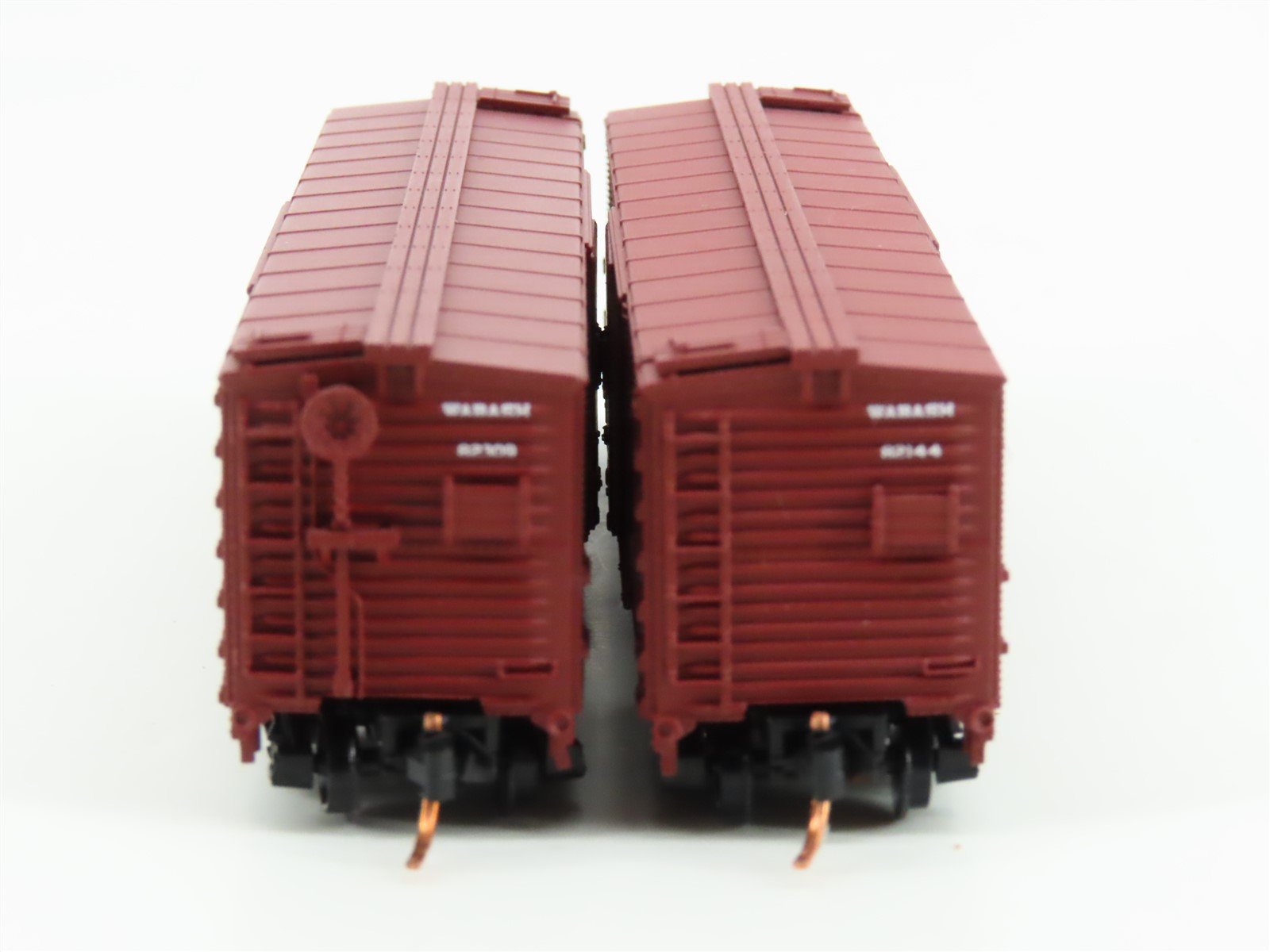 LOT of 2 N Scale Atlas WAB Wabash Railroad Single Door Box Car