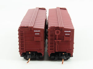 LOT of 2 N Scale Atlas WAB Wabash Railroad Single Door Box Car