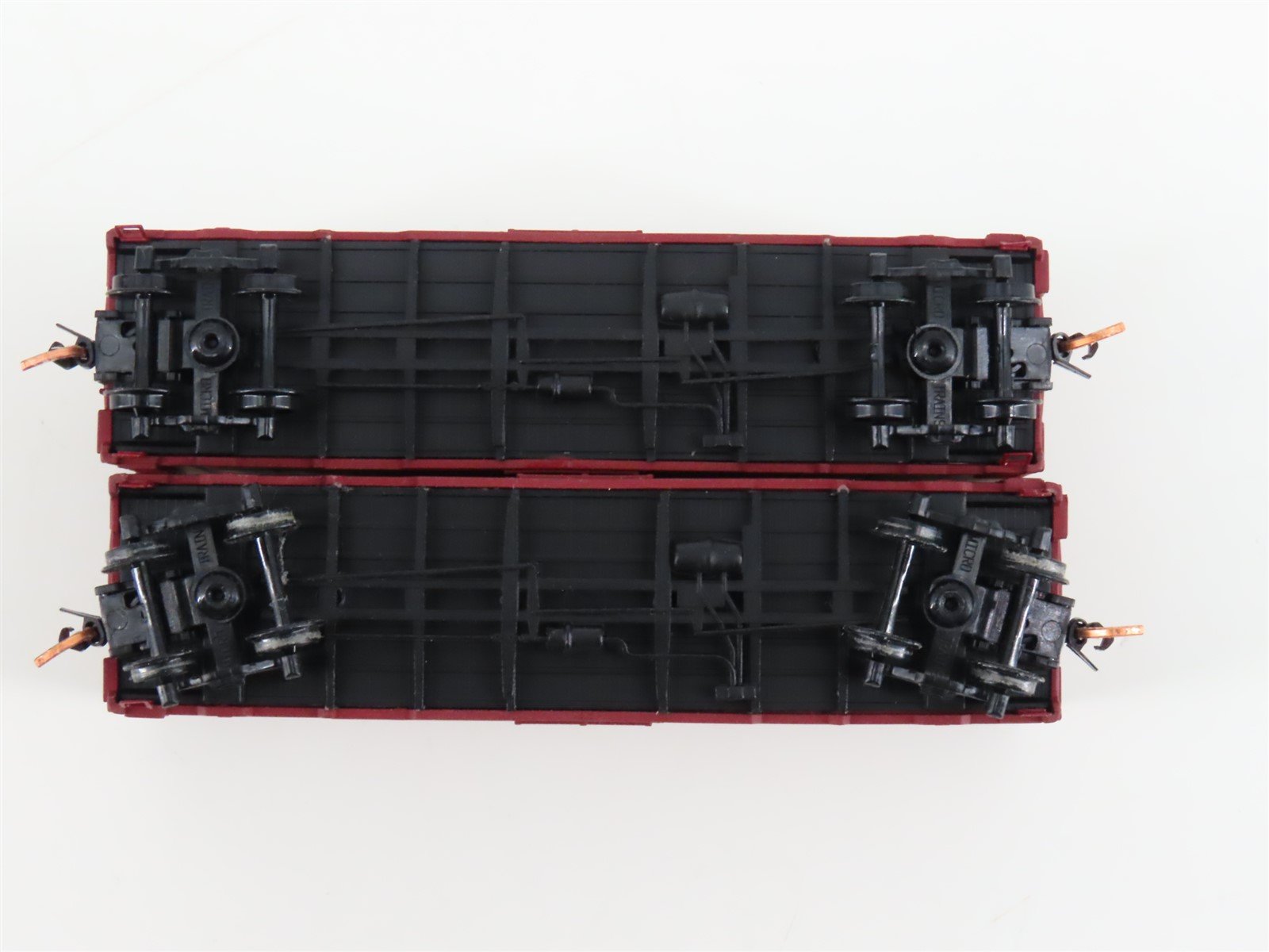 LOT of 2 N Scale Deluxe Innovations WAB Wabash Railroad Single Door Box Cars