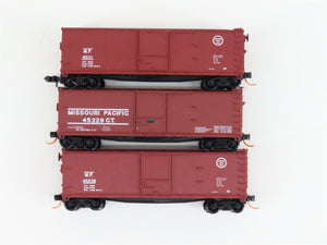 LOT of 3 N Scale Atlas MP Missouri Pacific Railroad Single Door Box Cars