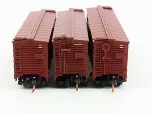 LOT of 3 N Scale Atlas MP Missouri Pacific Railroad Single Door Box Cars