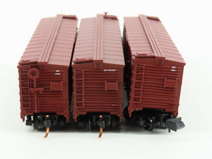 LOT of 3 N Scale Atlas MP Missouri Pacific Railroad Single Door Box Cars