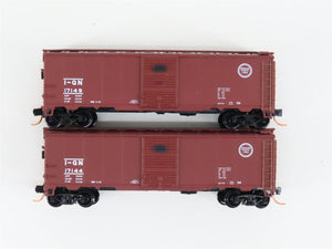 LOT of 2 N Scale Atlas I-GN MP Missouri Pacific Lines Single Door Box Car
