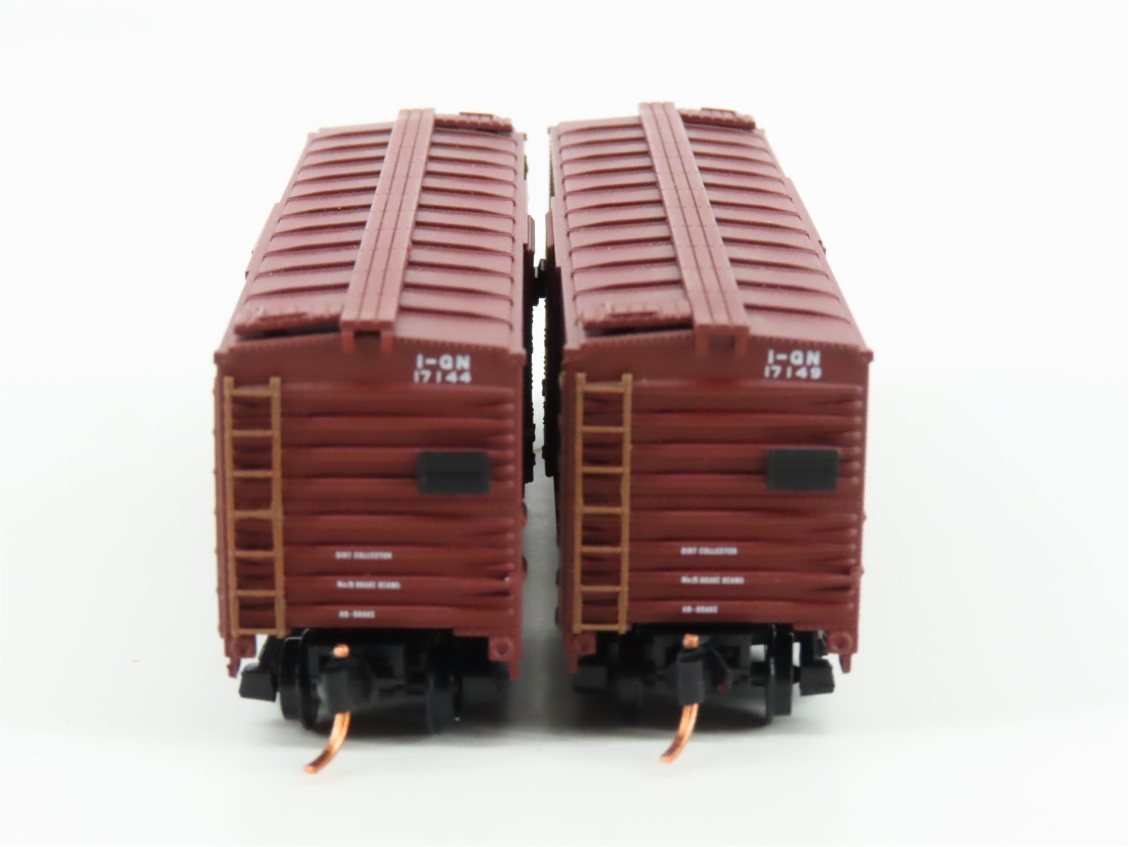 LOT of 2 N Scale Atlas I-GN MP Missouri Pacific Lines Single Door Box Car