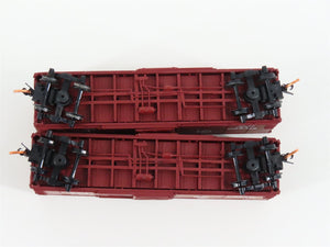 LOT of 2 N Scale Atlas STLB&M MP Missouri Pacific Eagles Single Door Box Cars