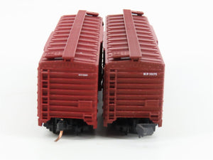 LOT of 2 N Scale Atlas MP Missouri Pacific Lines Eagles Single Door Box Cars