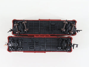 LOT of 2 N Scale Atlas MP Missouri Pacific Railroad Eagles Single Door Box Cars