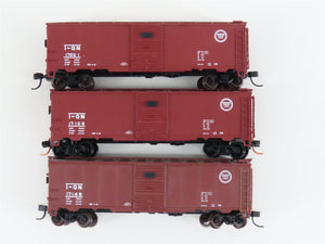 LOT of 3 N Scale Atlas I-GN MP Missouri Pacific Lines Single Door Box Cars