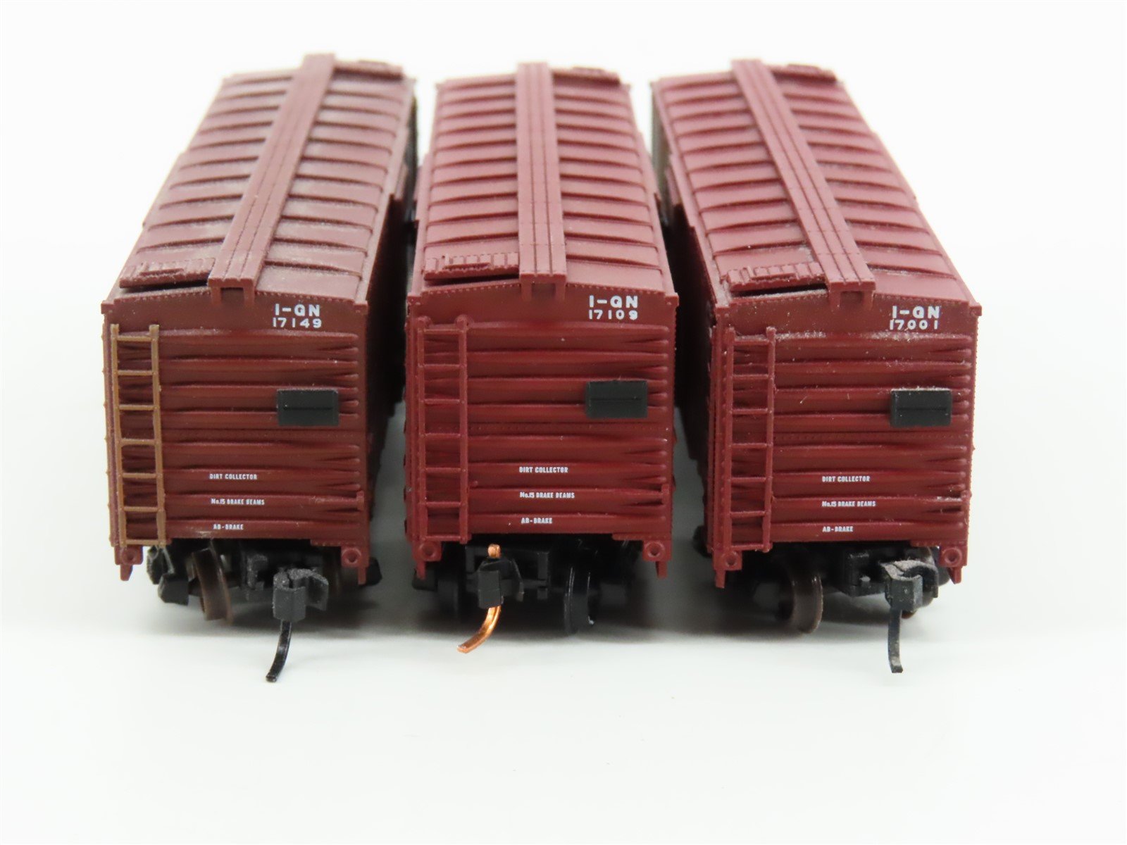 LOT of 3 N Scale Atlas I-GN MP Missouri Pacific Lines Single Door Box Cars