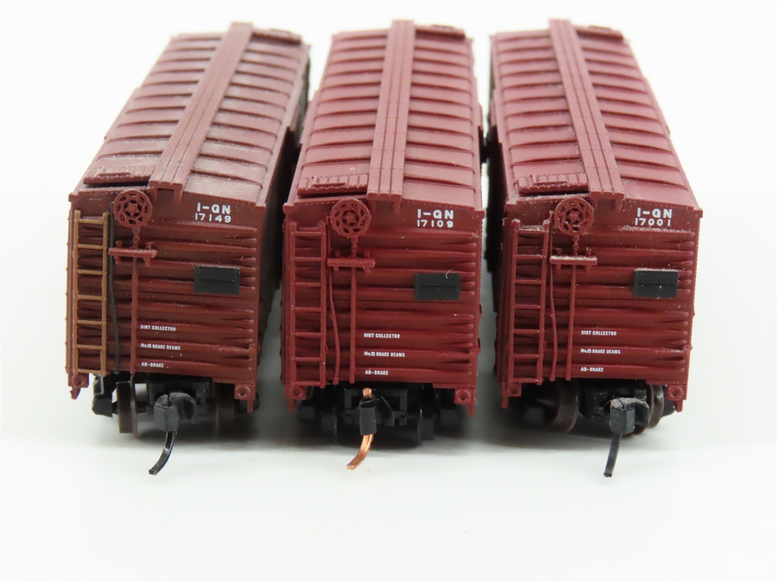 LOT of 3 N Scale Atlas I-GN MP Missouri Pacific Lines Single Door Box Cars