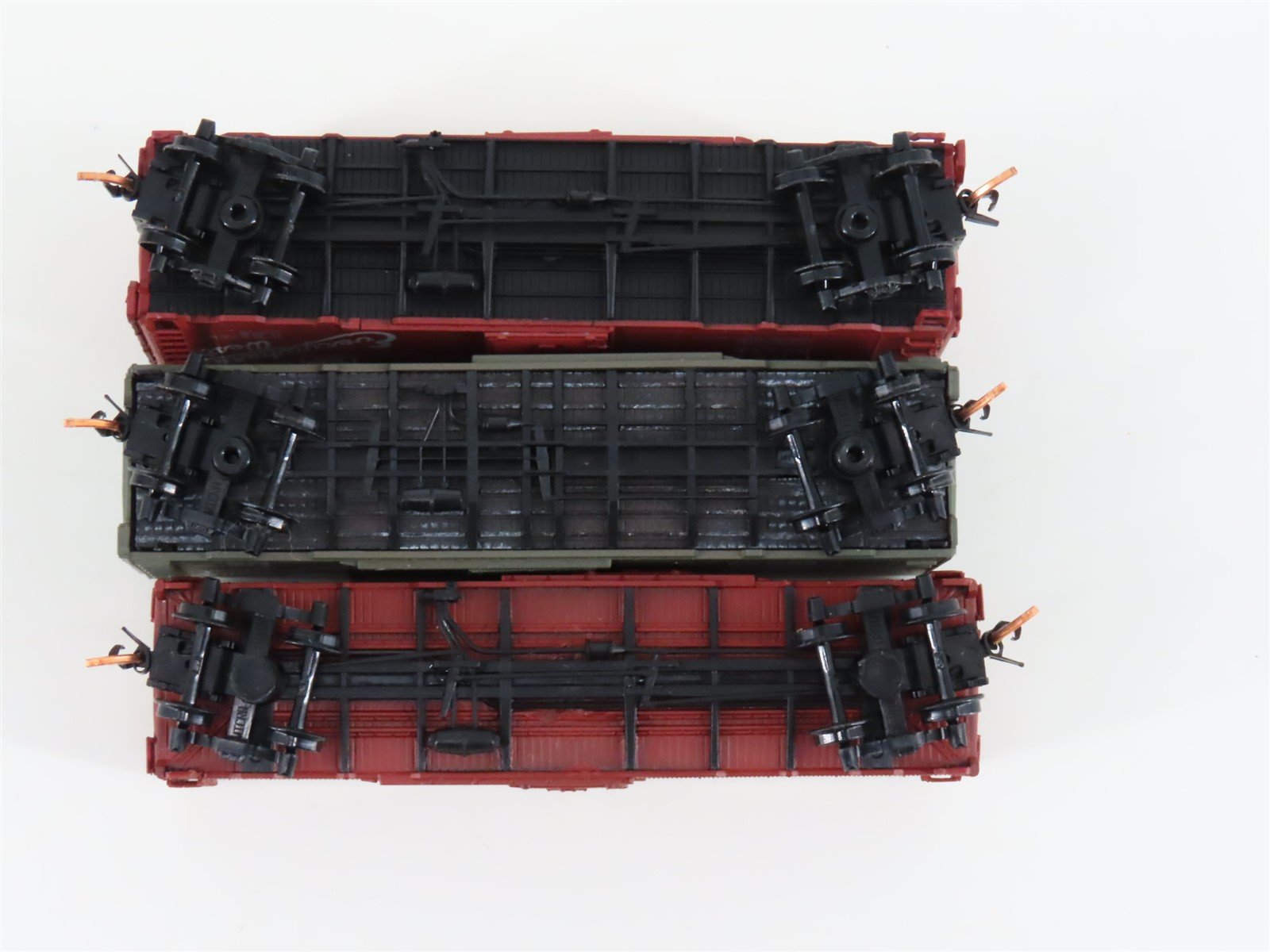 LOT of 3 N Scale Micro-Trains MTL, BLW, & InterMountain CB&Q Burlington Box Cars