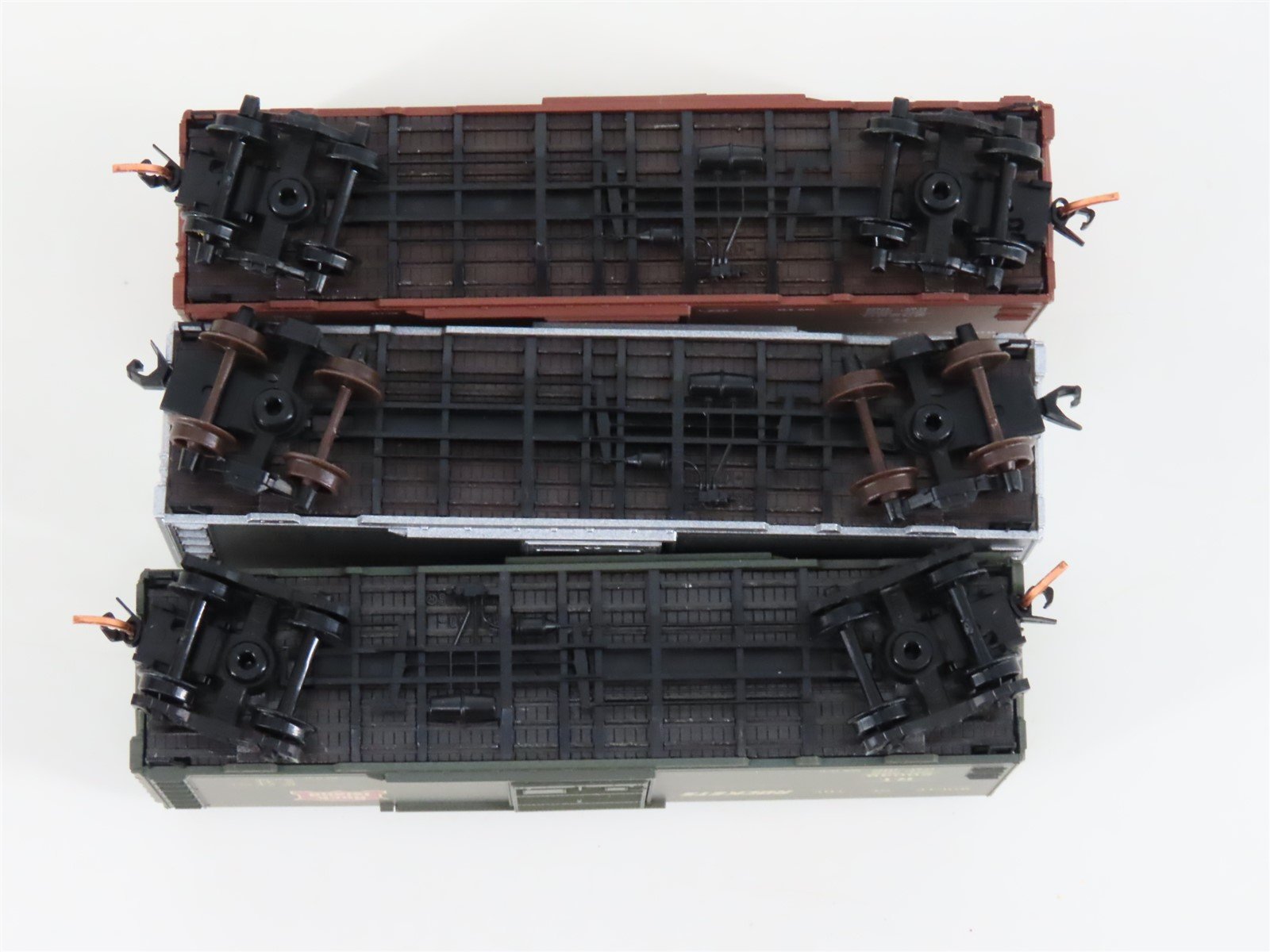 LOT of 3 N Scale Micro-Trains MTL RI Rock Island Route of the Rockets Box Cars