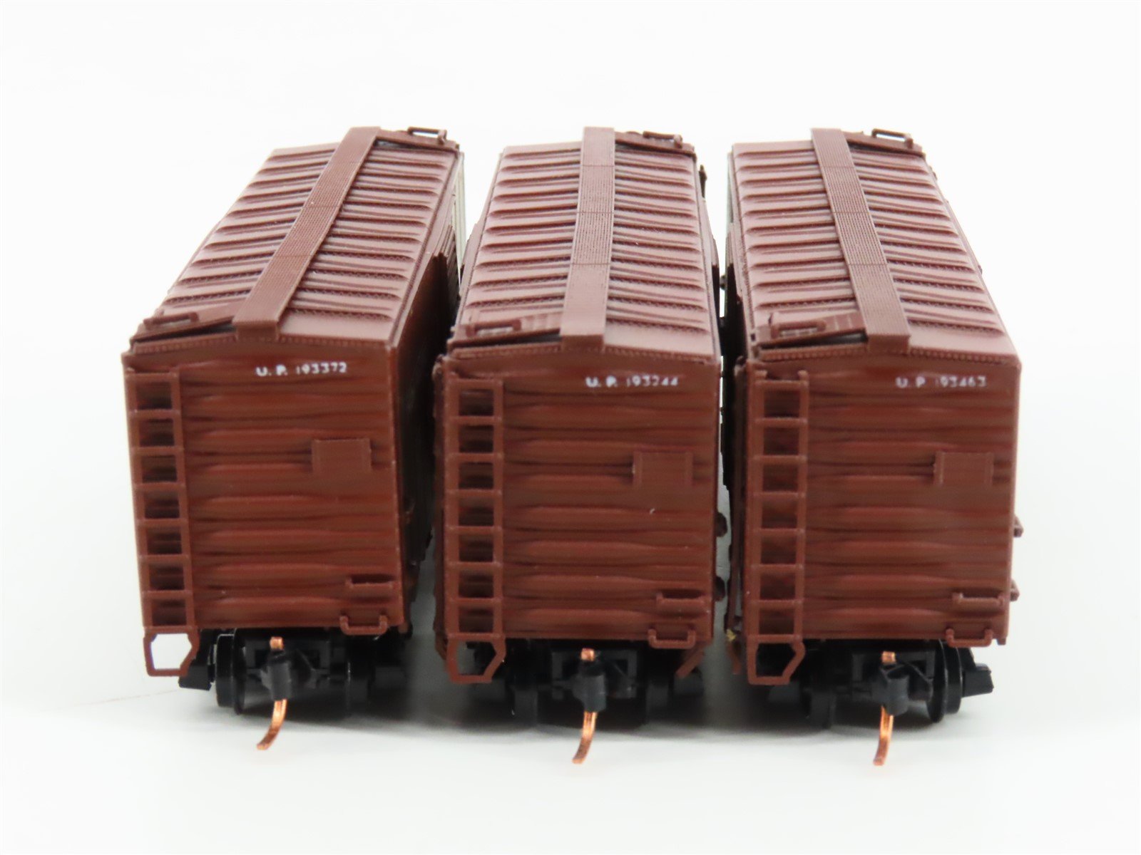 LOT of 3 N Scale Micro-Trains MTL UP Union Pacific 40' Boxcars