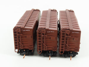 LOT of 3 N Scale Micro-Trains MTL UP Union Pacific 40' Boxcars
