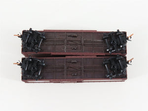 LOT of 2 N Scale Micro-Trains MTL UP Union Pacific 40' Boxcars