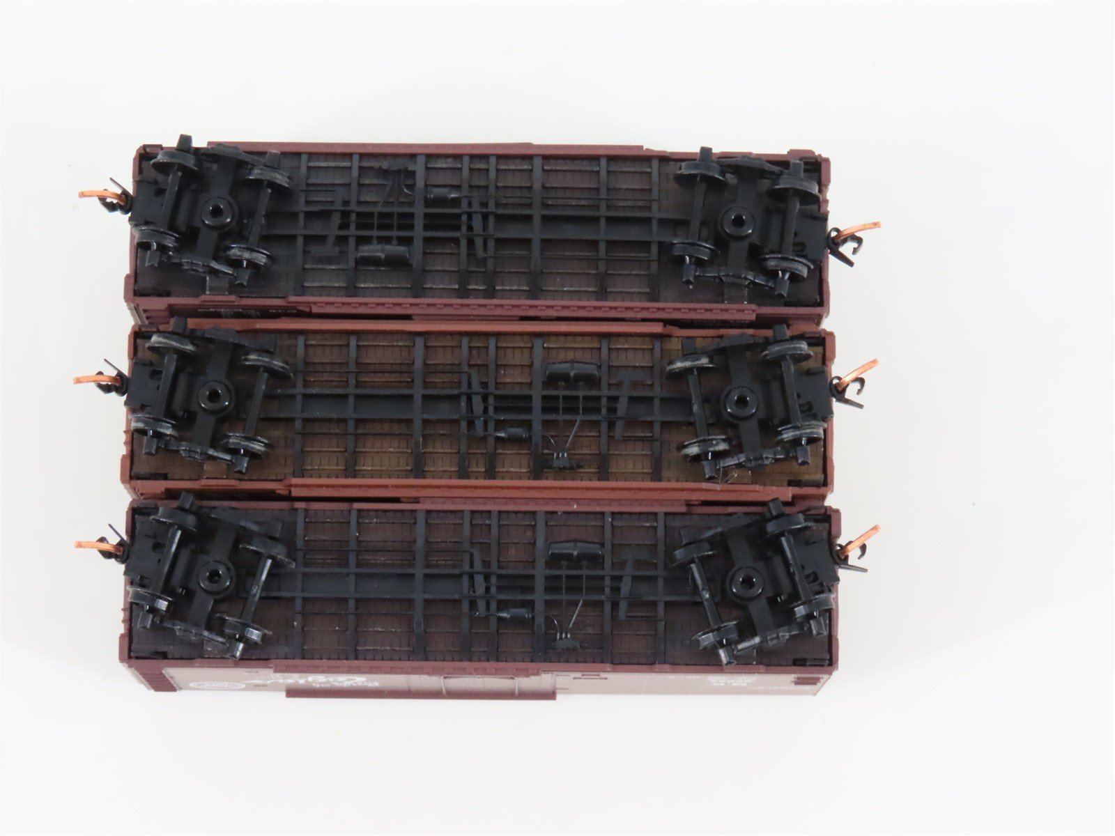 LOT of 3 N Scale Micro-Trains MTL SP/RI/MP Railways 40' Boxcars