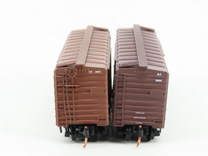 LOT of 2 N Scale Micro-Trains MTL MP/SP Missouri & Southern Pacific 40' Boxcars