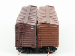 LOT of 2 N Scale Micro-Trains MTL MP/SP Missouri & Southern Pacific 40' Boxcars