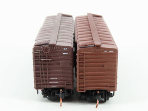 LOT of 2 N Scale Micro-Trains MTL MP/SP Missouri & Southern Pacific 40' Boxcars
