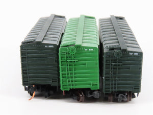 LOT of 3 N Scale Micro-Trains MTL NP Northern Pacific 40' Boxcars