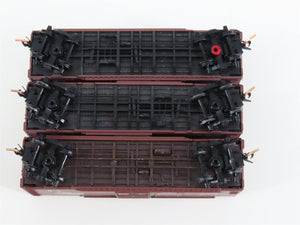 LOT of 3 N Scale Micro-Trains MTL MILW Milwaukee Road 40' Boxcars