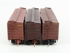 LOT of 3 N Scale Micro-Trains MTL CGW Chicago Great Western 40' Boxcars
