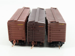 LOT of 3 N Scale Micro-Trains MTL CGW Chicago Great Western 40' Boxcars