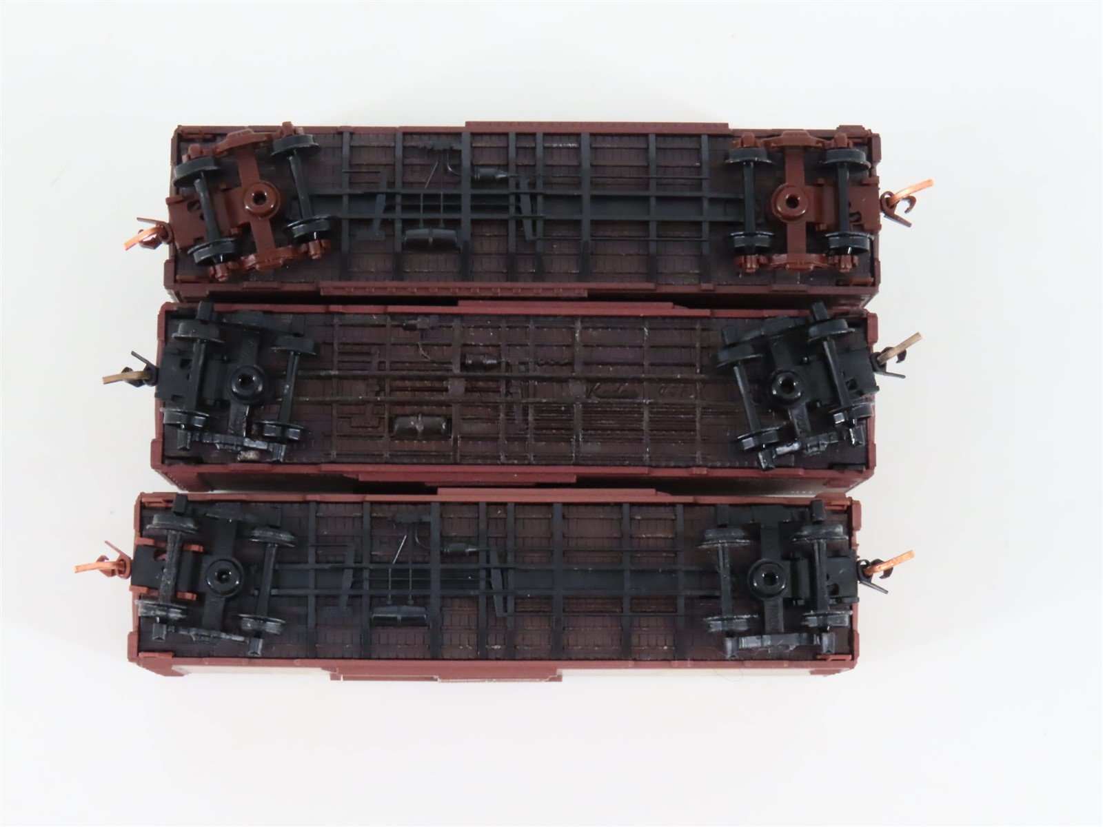 LOT of 3 N Scale Micro-Trains MTL CGW Chicago Great Western 40' Boxcars