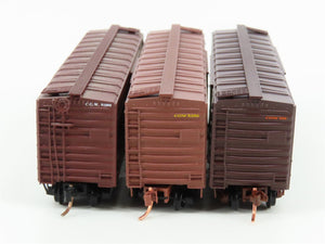 LOT of 3 N Scale Micro-Trains MTL CGW Chicago Great Western 40' Boxcars