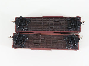 LOT of 2 N Scale Kadee Micro-Trains MTL CGW Chicago Great Western Box Cars