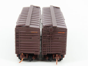 LOT of 2 N Scale Micro-Trains MTL CGW Chicago Great Western Railroad Box Cars