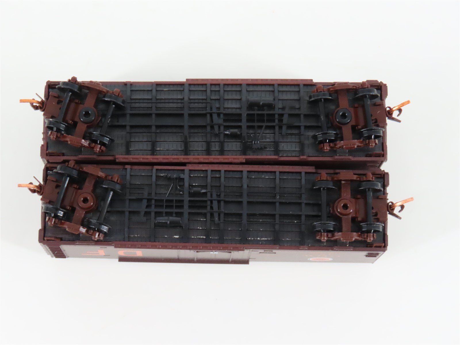 LOT of 2 N Scale Micro-Trains MTL CGW Chicago Great Western Railroad Box Cars