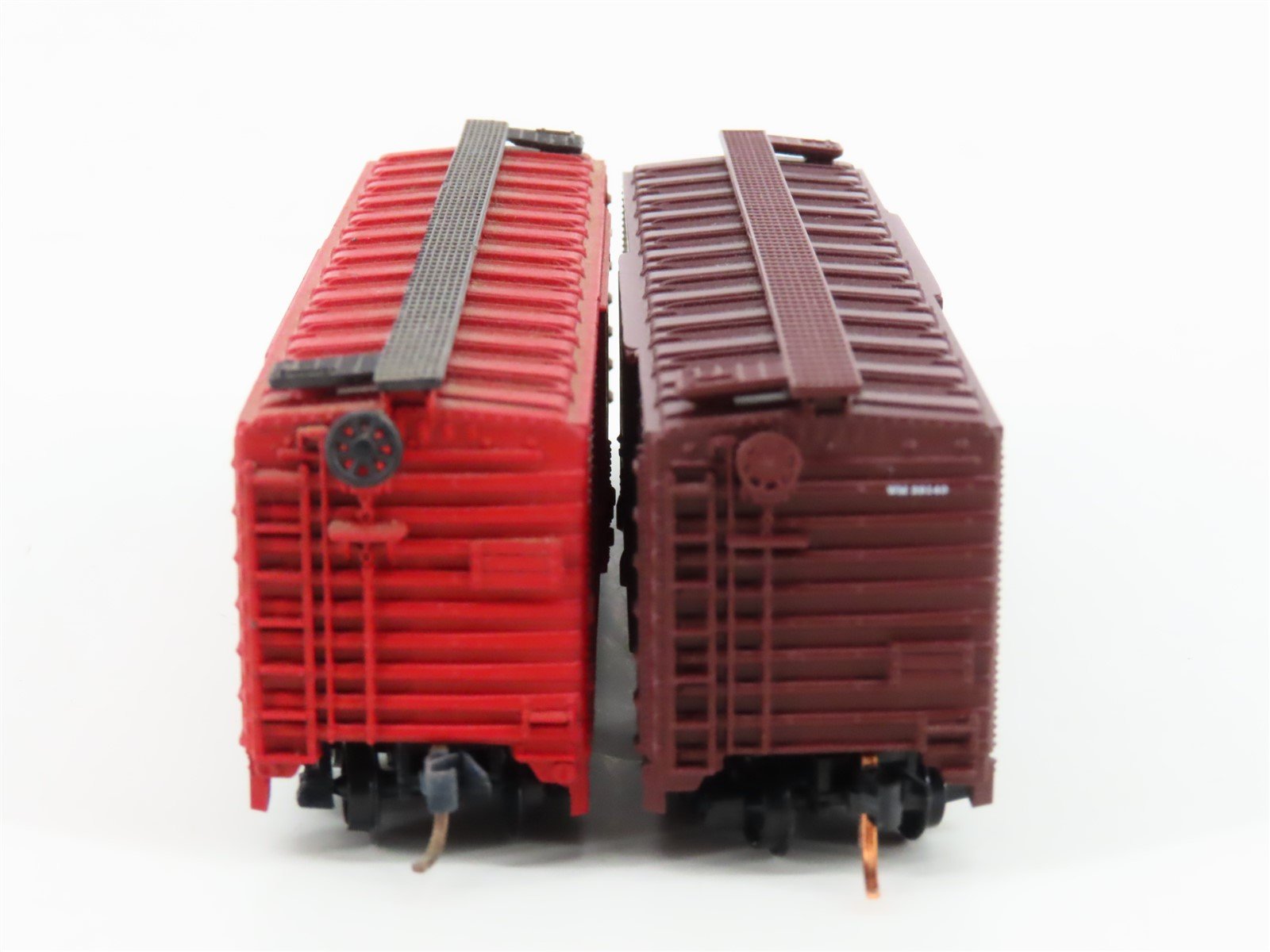 LOT of 2 N Scale Atlas WM Western Maryland Railroad Single Door Box Cars