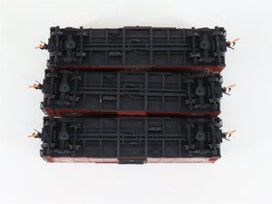 LOT of 3 N Scale Atlas ERIE Railroad Single Door Box Cars